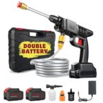 48V Cordless High Pressure Washer | Double Battery Portable Car & Bike Cleaning Water Spray Gun - Image 2