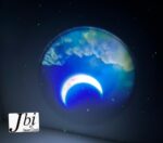 Sky Moon Galaxy Usb Power Rgb Remote Control LED Night Light Lamp - Image 3