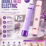 2 in 1 Dual Head Shaver Women, Electric Bikini Trimmer Wet&Dry Use Hair Removal