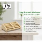 Wooden foot massager Roller, Stress Relief Wooden 4 Roller Foot Massage